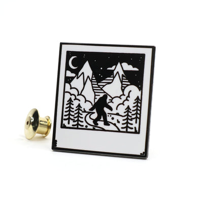 Bigfoot Polaroid Pin
