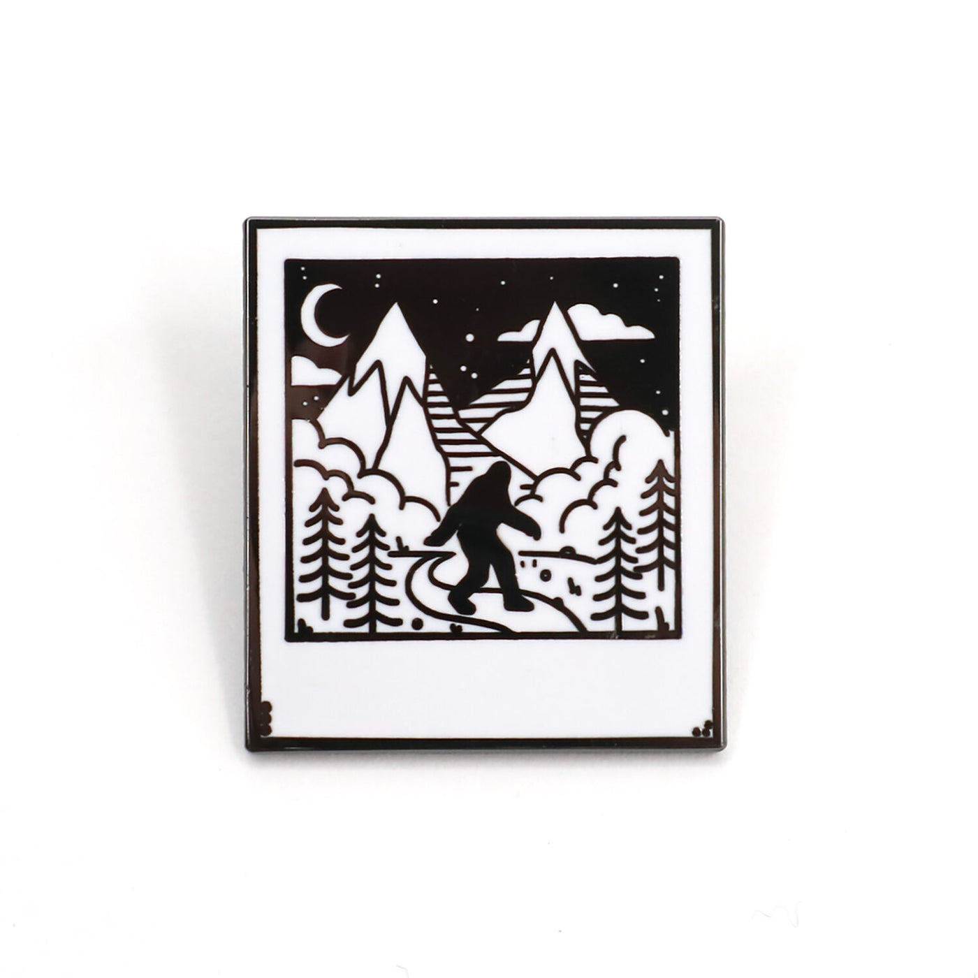 Bigfoot Polaroid Pin