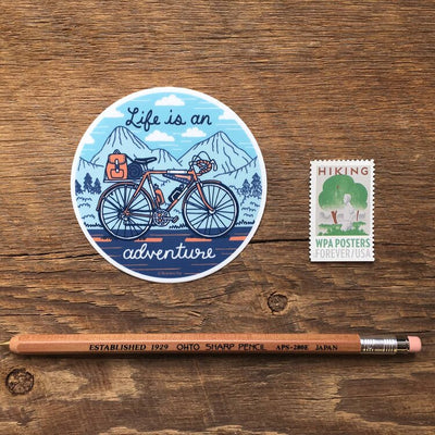 Bike Adventure Sticker
