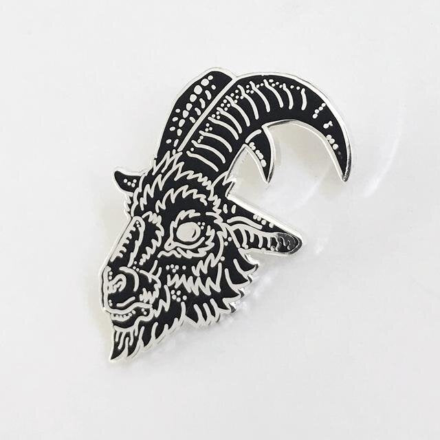 Black Goat Pin