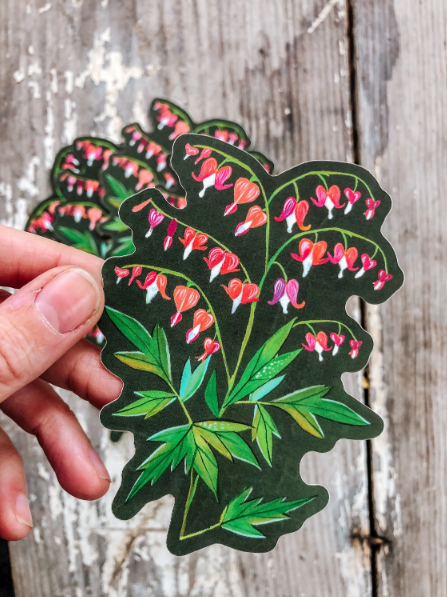 Bleeding Heart Sticker