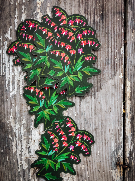 Bleeding Heart Sticker