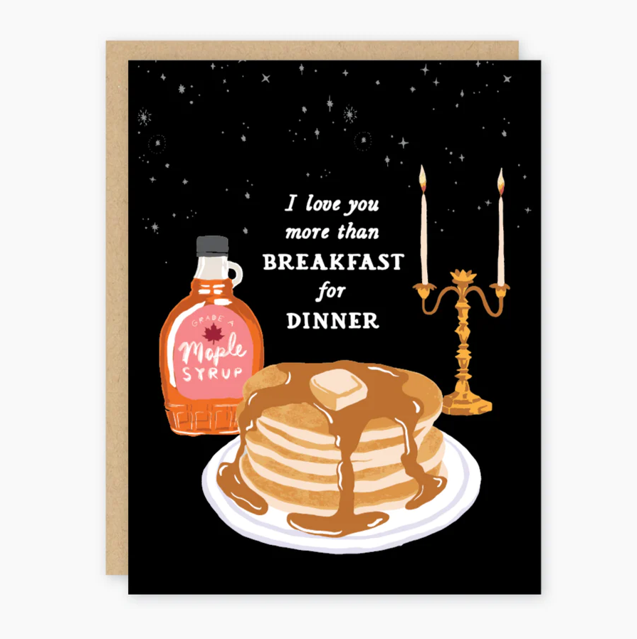 Breakfast for Dinner Card