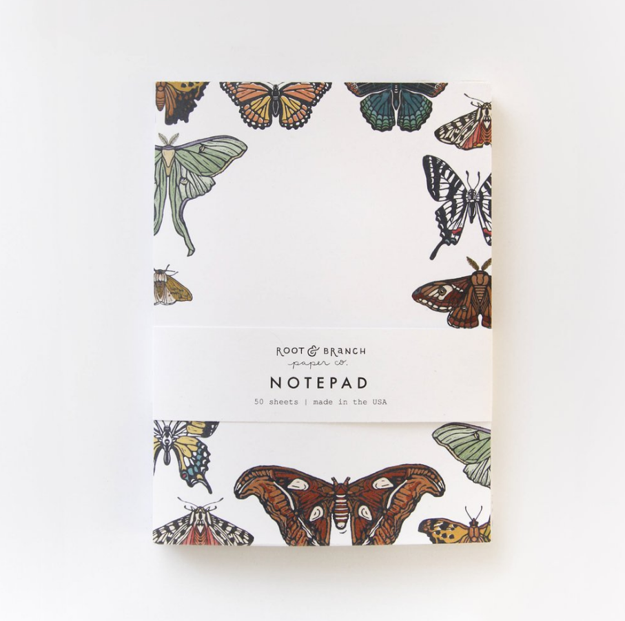 Butterfly & Moth Notepad