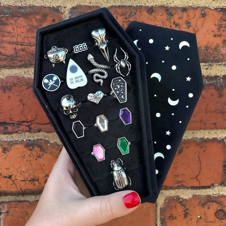 Mysticum Luna Coffin Ring Tray - Thumbnail 4