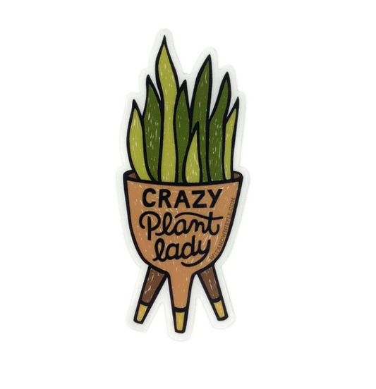 Crazy Plant Lady Sticker