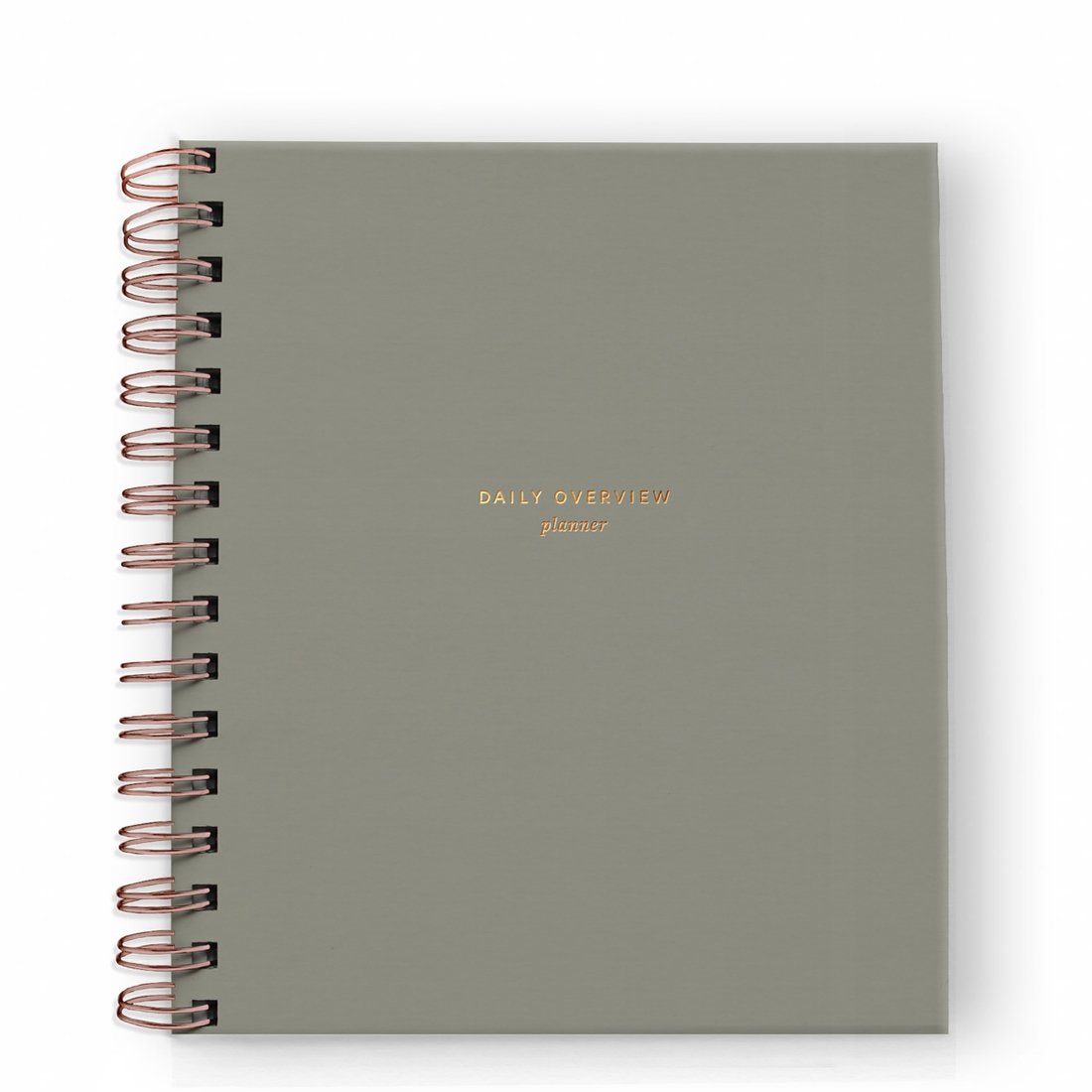 Daily Overview Planner Undated - Light Sage