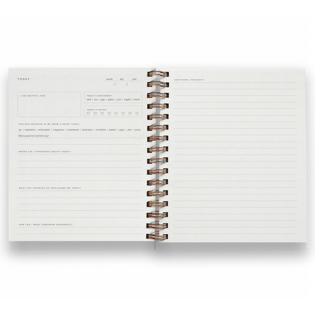 Daily Pause Journal - Steel Blue