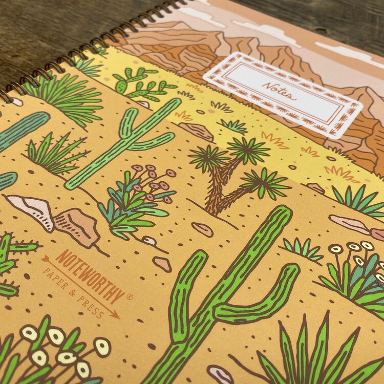 Desert Spiral Notebook