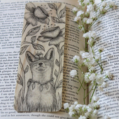 Dreaming of Spring Fox Wood Bookmark