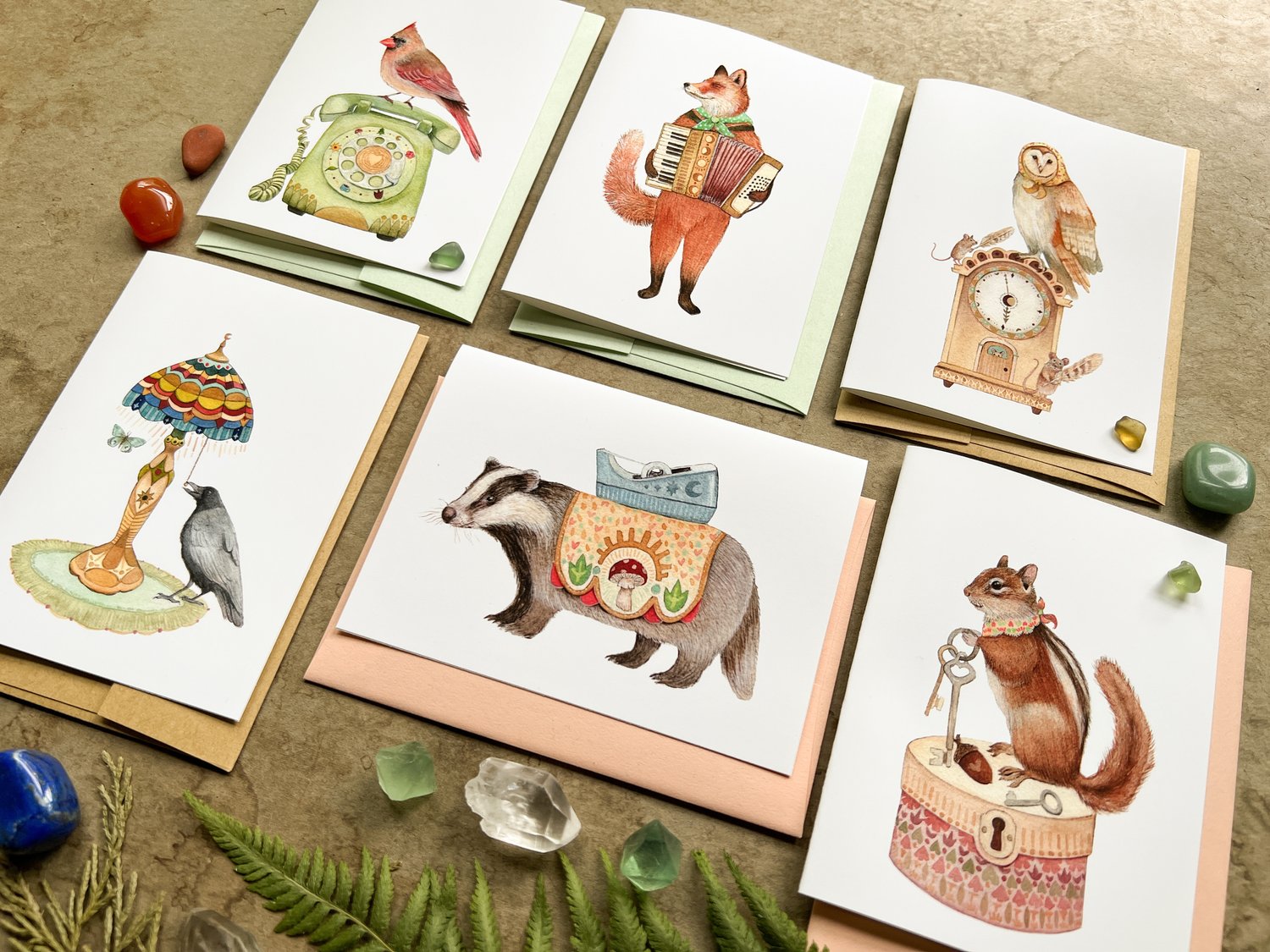 Woodland Home Card Set