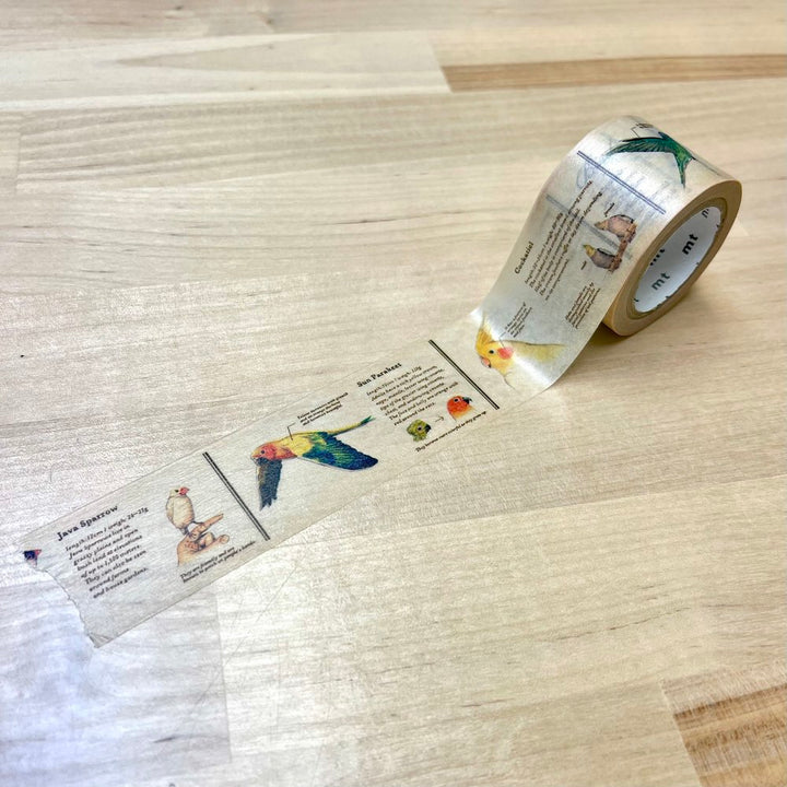 Encyclopedia Bird Washi Tape