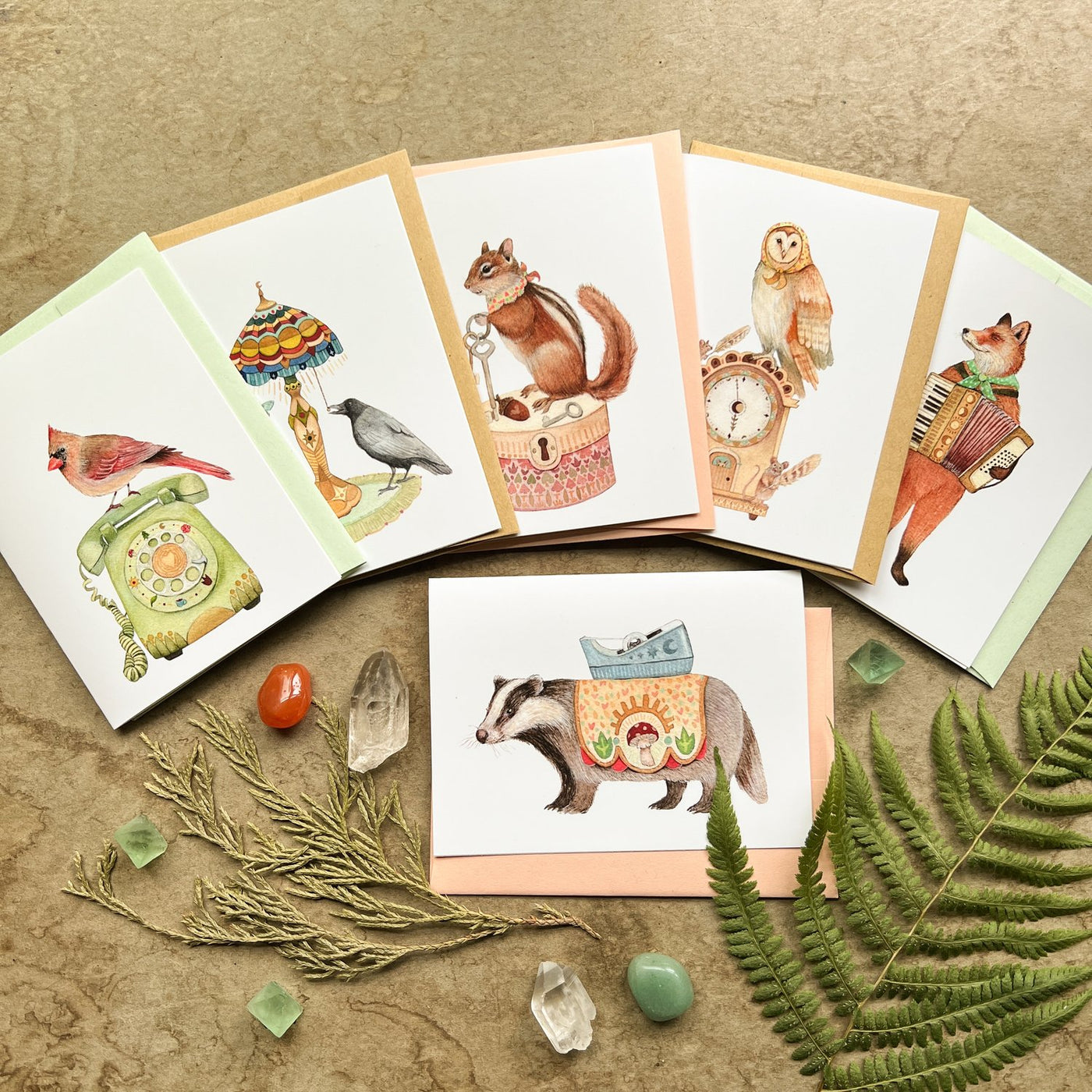 Woodland Home Card Set