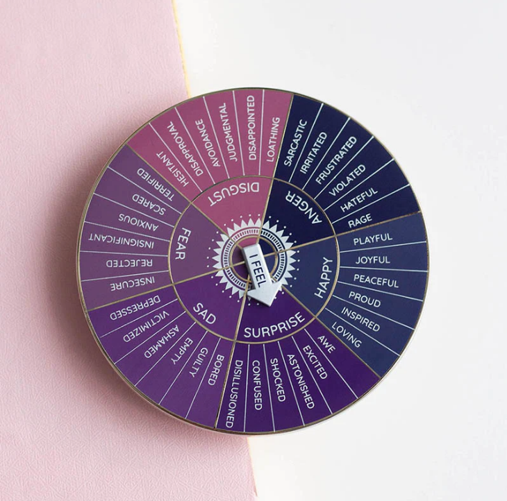 Feelings Wheel Interactive Pin – Of Aspen Curated Gifts