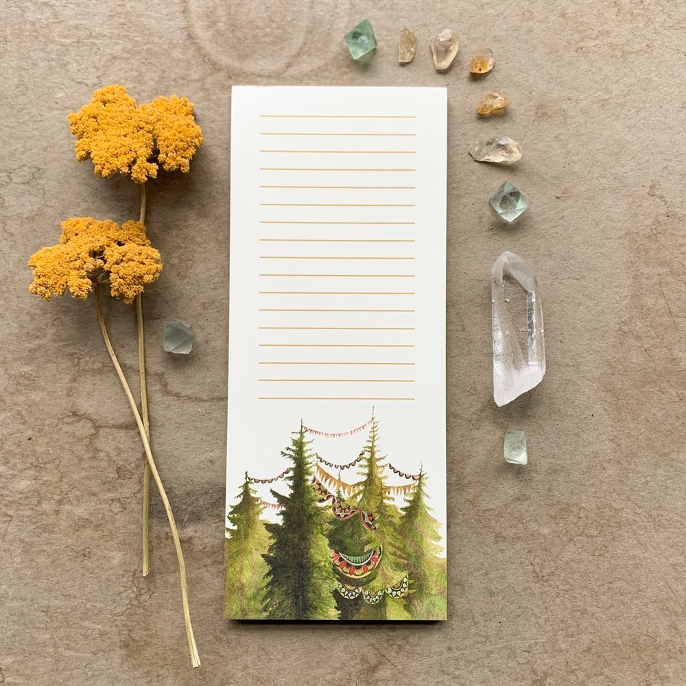 Festive Forest Notepad