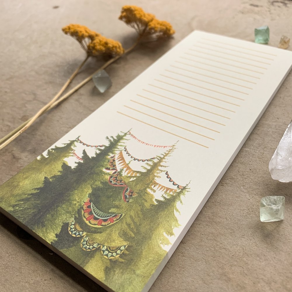 Festive Forest Notepad