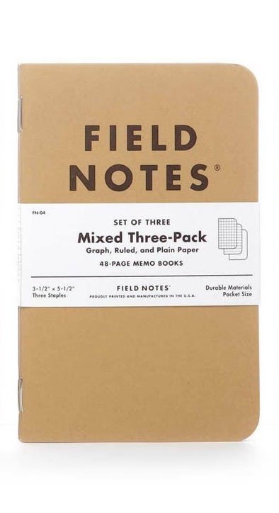 Field Notes - Kraft 3 Pack