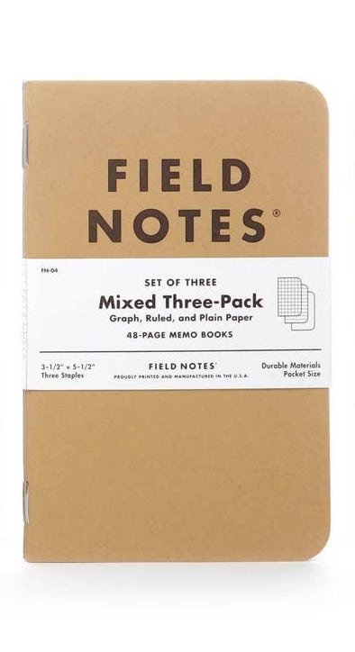 Field Notes - Kraft 3 Pack