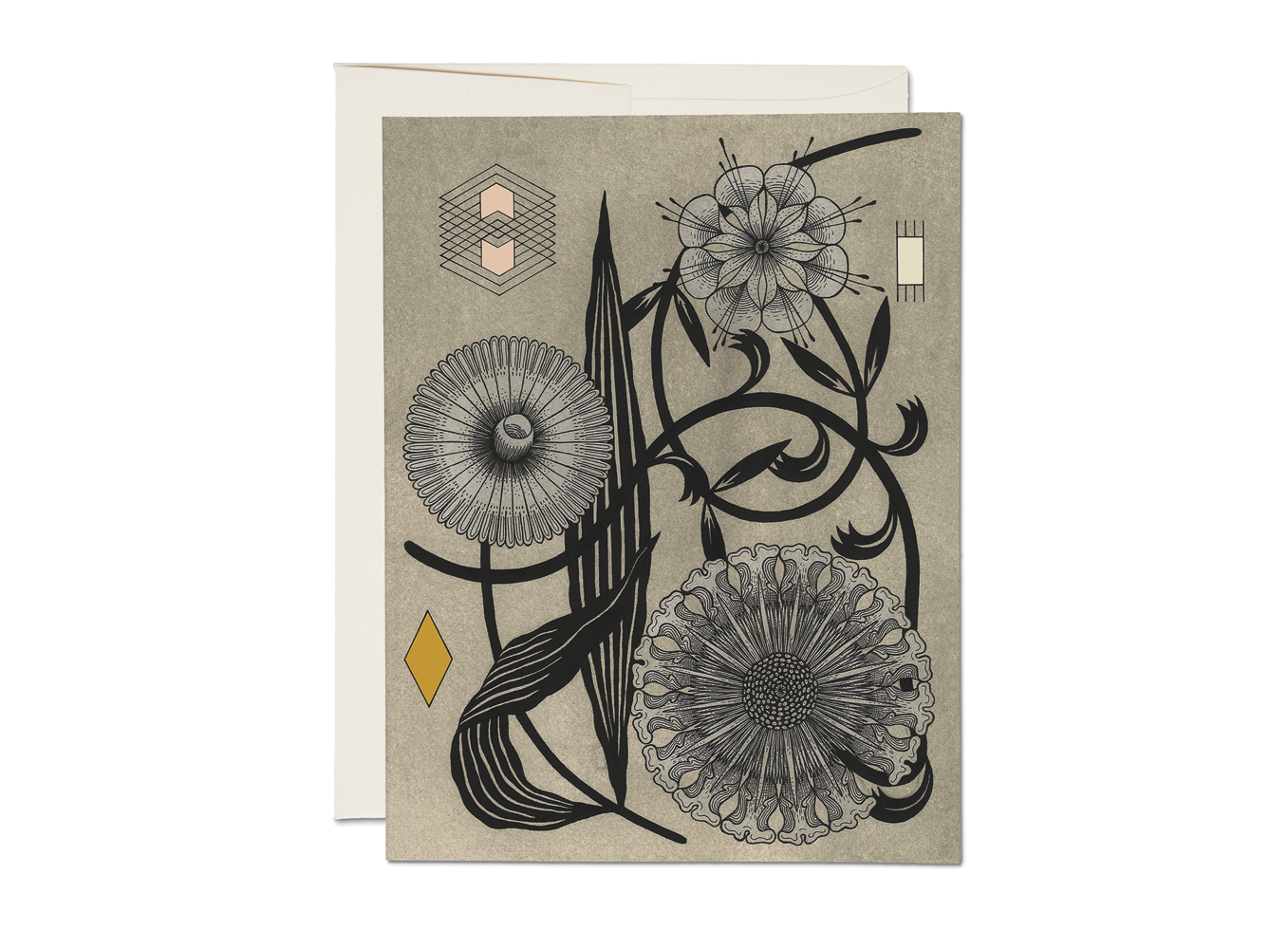 Floral Geometry Card