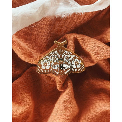 Floral Moth Pin