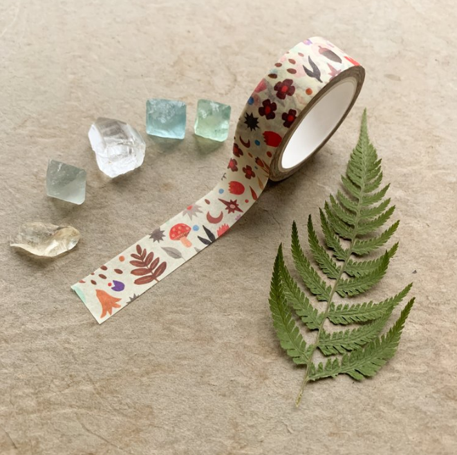 Forest Mushroom Washi Tape