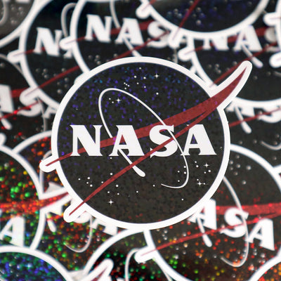 Galactic Glitter NASA Sticker