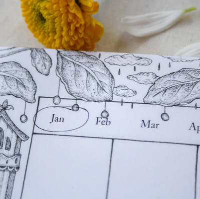 Garden Houses Monthly Planner