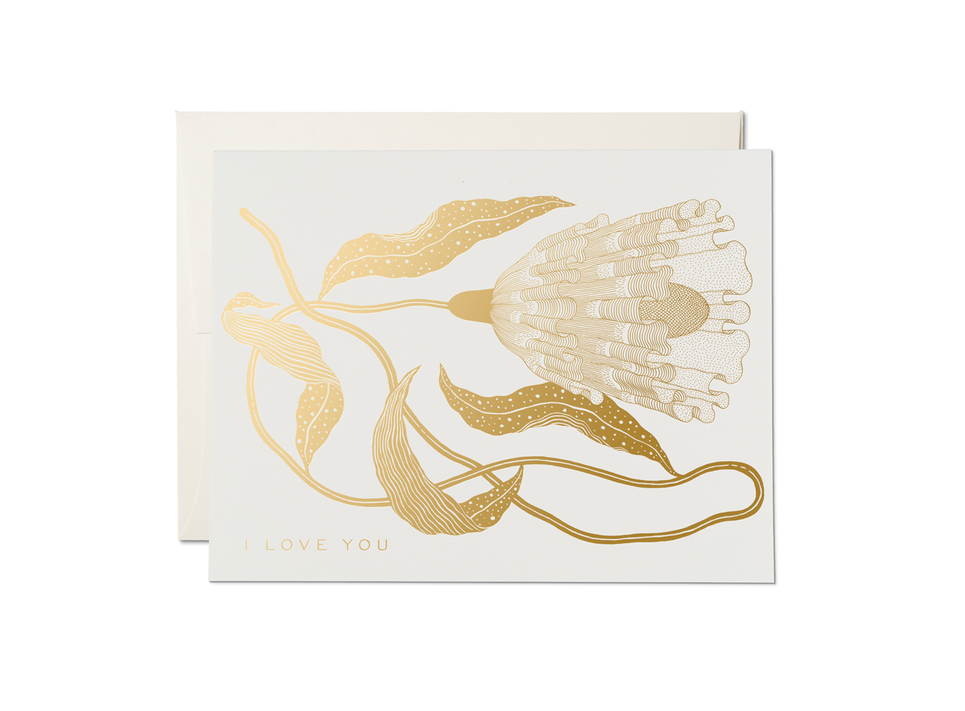 Golden Love Card