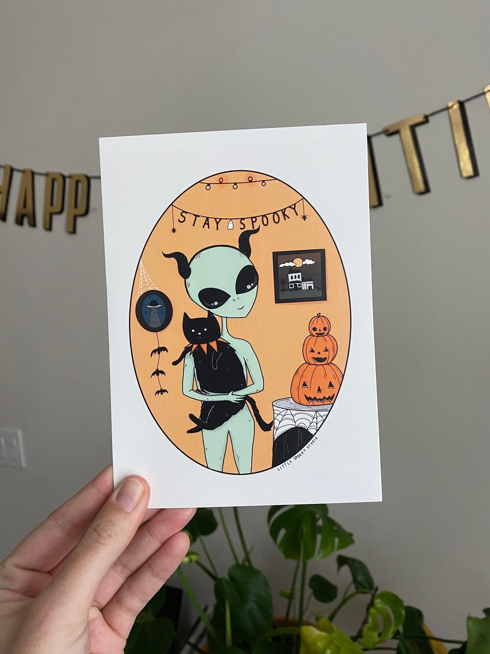 Halloween at Home Print