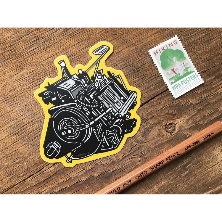 Heidelberg Press Sticker