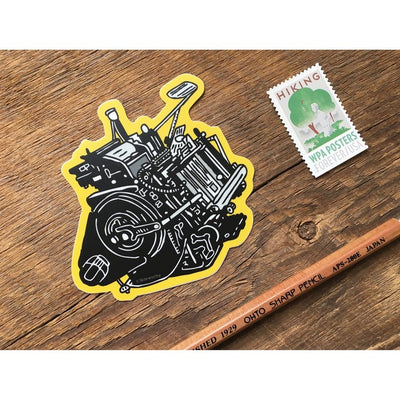 Heidelberg Press Sticker