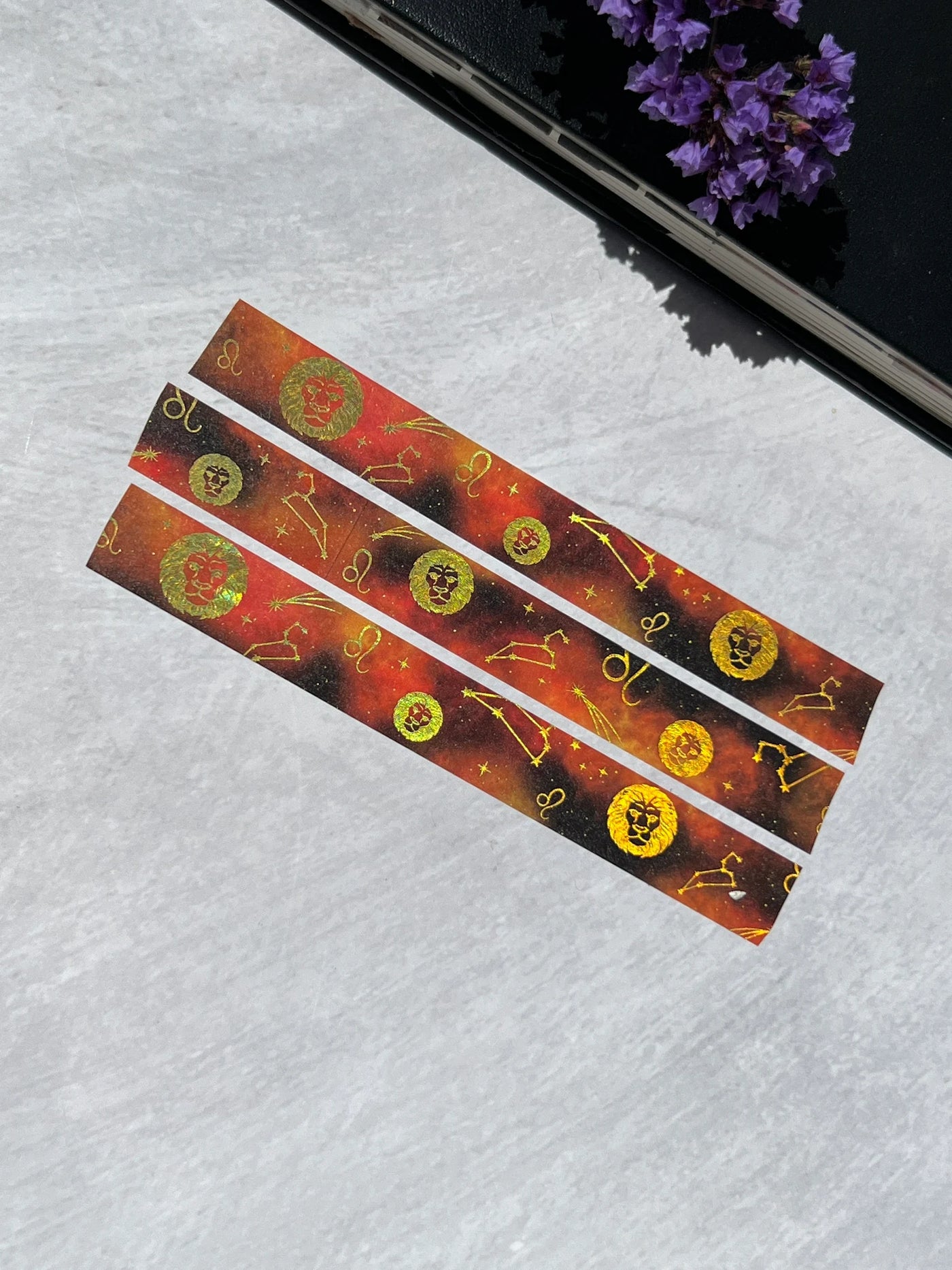 Holographic Zodiac Washi Tape - Leo