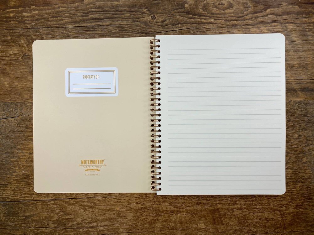 Honey Bee Spiral Notebook