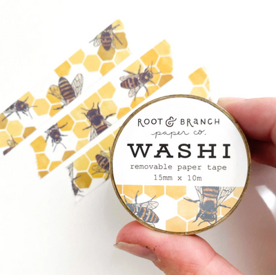 Honeycomb & Bee Washi Tape