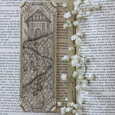 House on the Hive Wood Bookmark