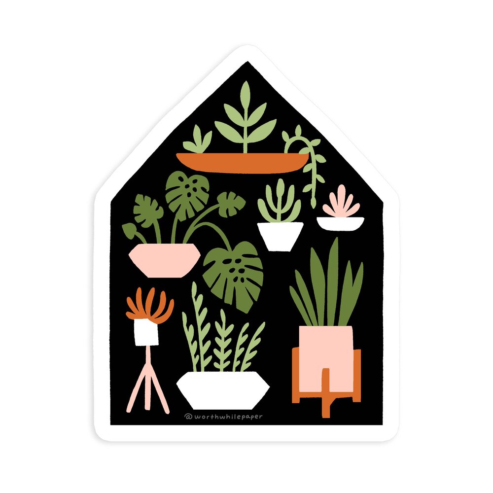 Houseplant Sticker