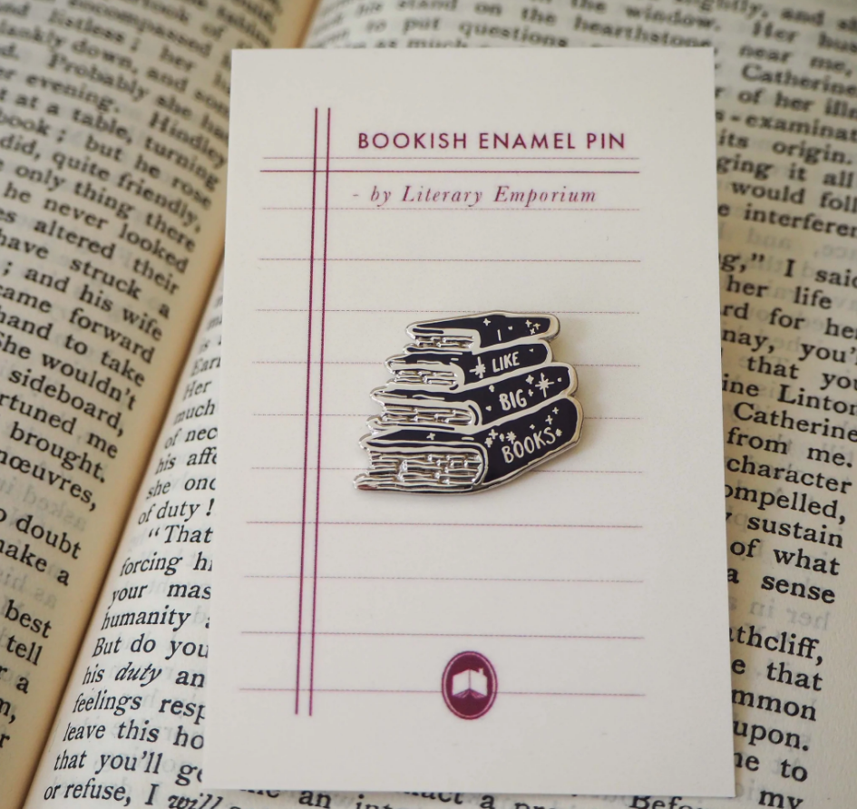 I Like Big Books Pin