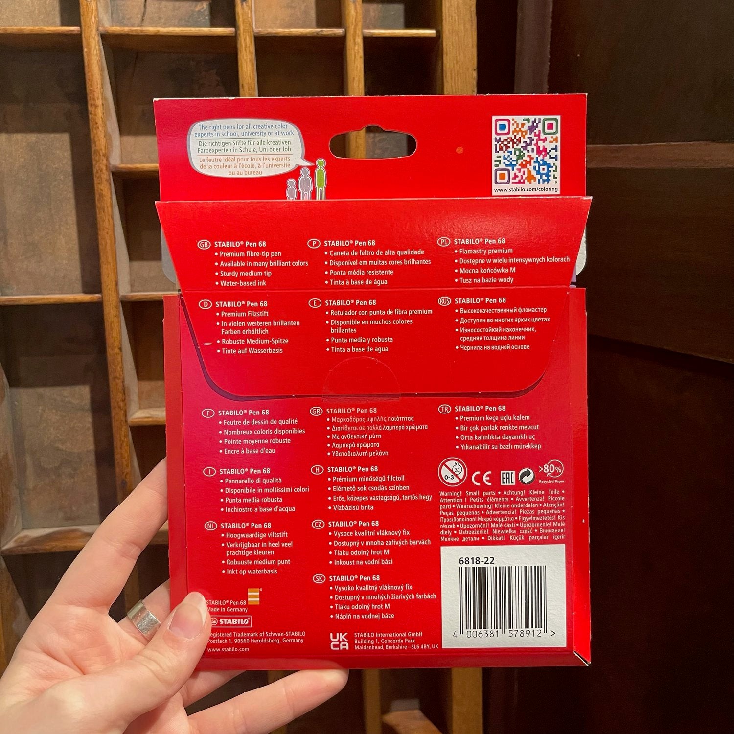 Stabilo Point 68 Pens - Muted 18 Pack