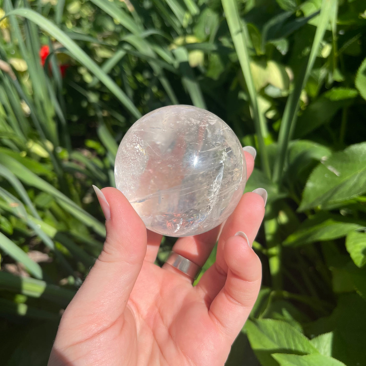 Lucid Dream Dew Drop - Clear Quartz Sphere