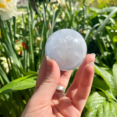 Celestial Blue Calcite Sphere