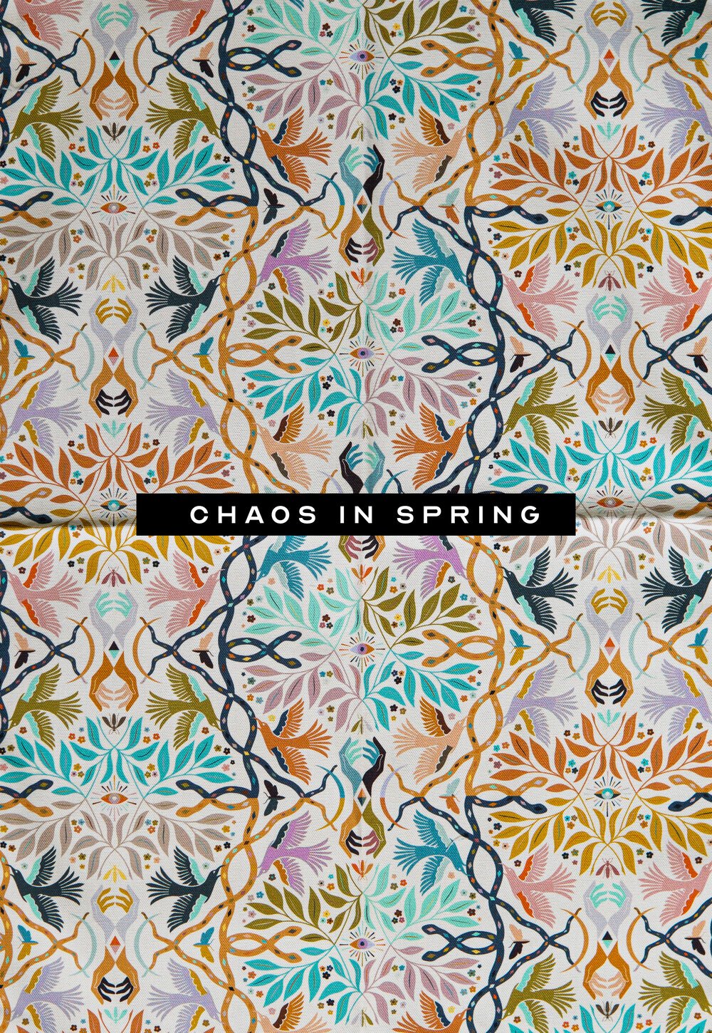 Illustrated Aprons - Chaos In Spring