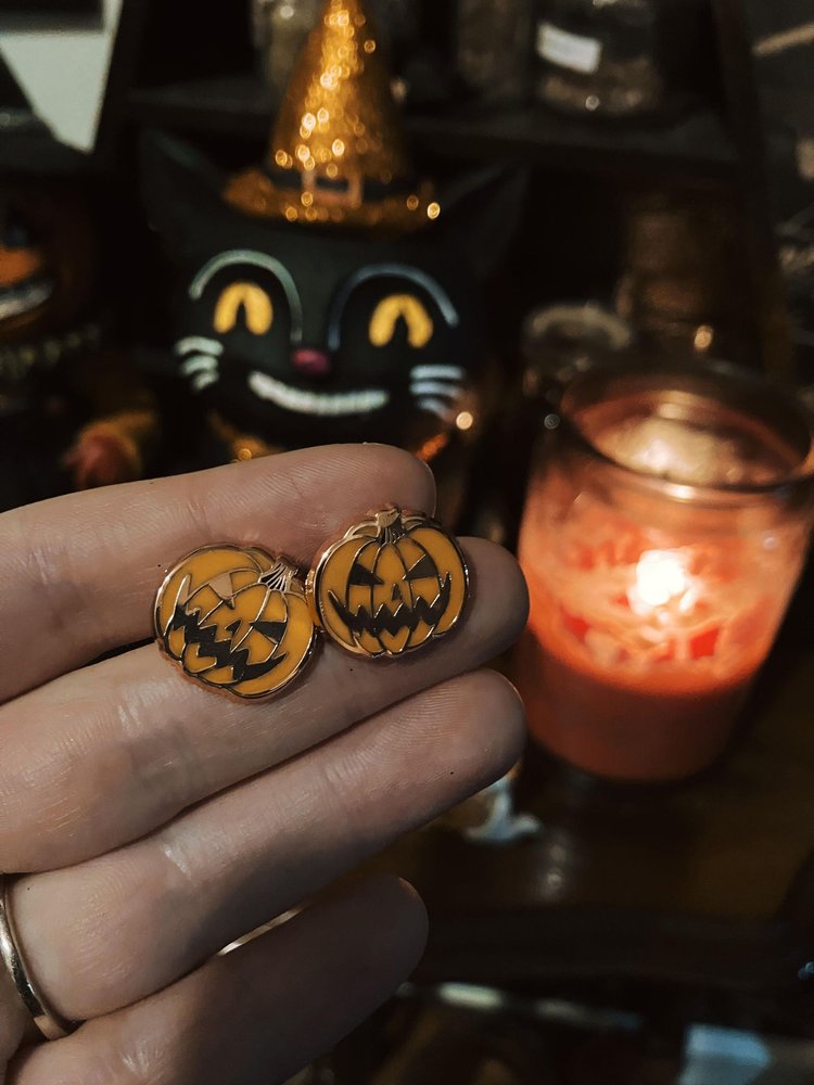 Jack-o-Lantern Earrings - 2 Colors