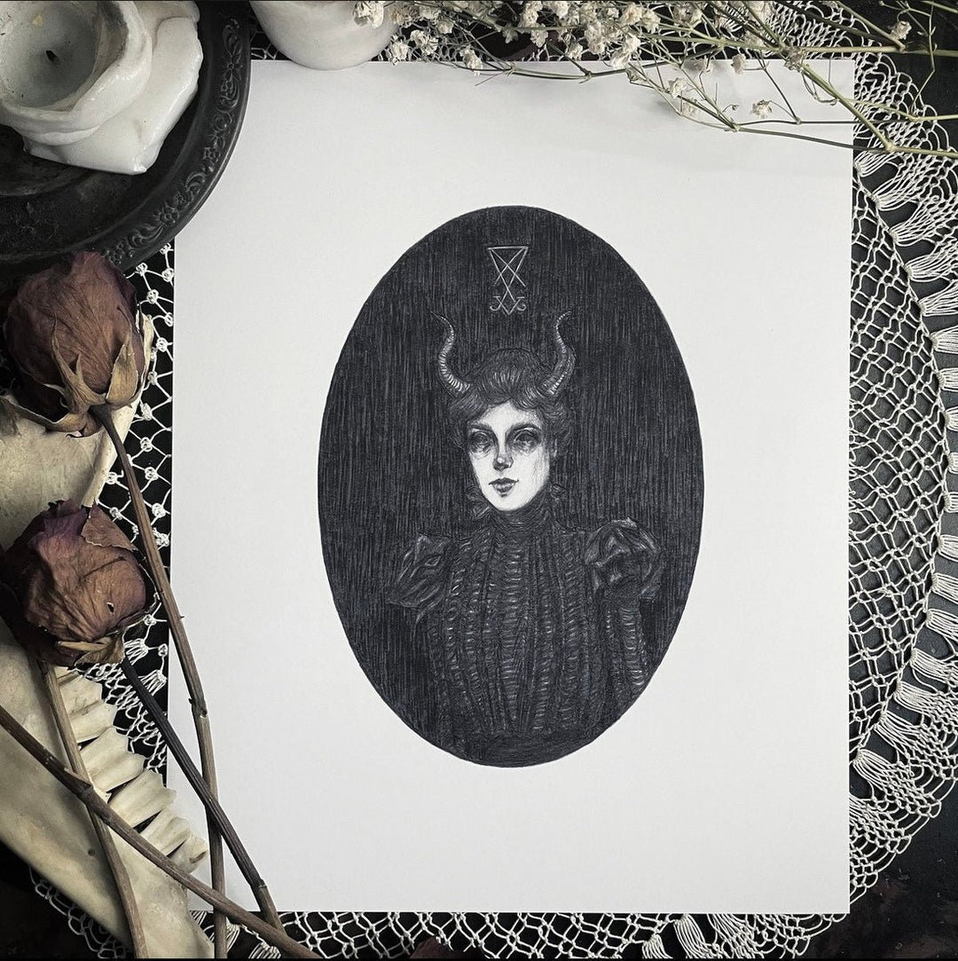 Lady Lucifer Print