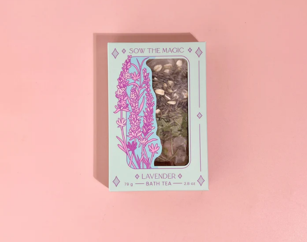 Lavender Lovers Tarot Botanical Bath Tea Box