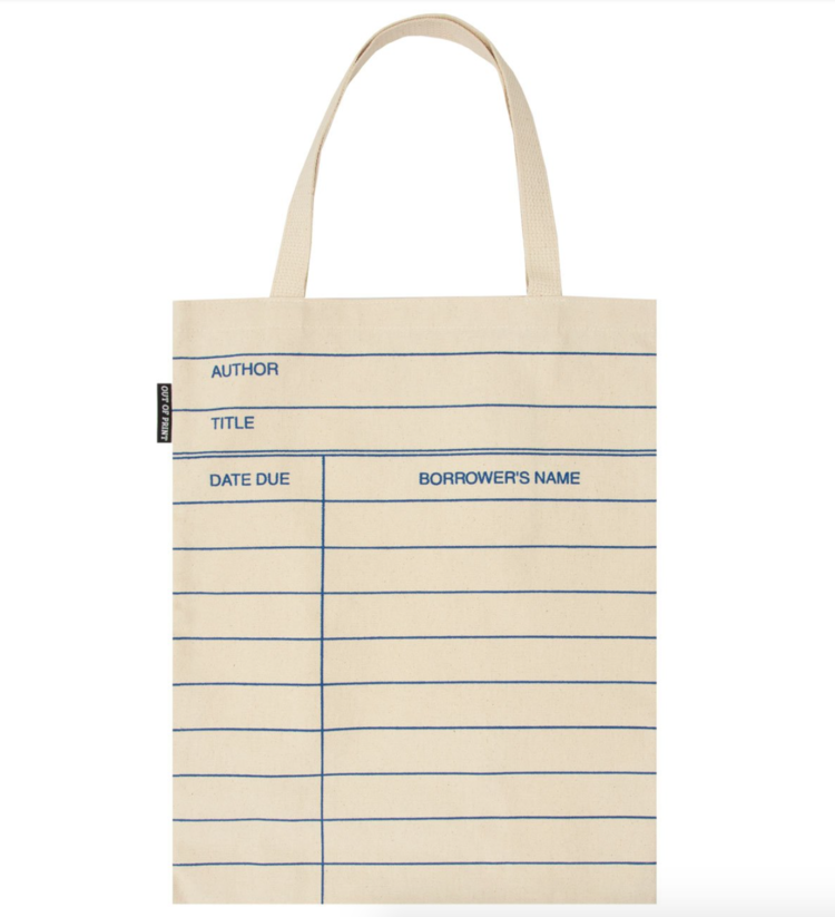 Library Card Tote