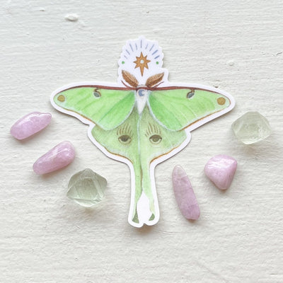 Luna Moth Sticker