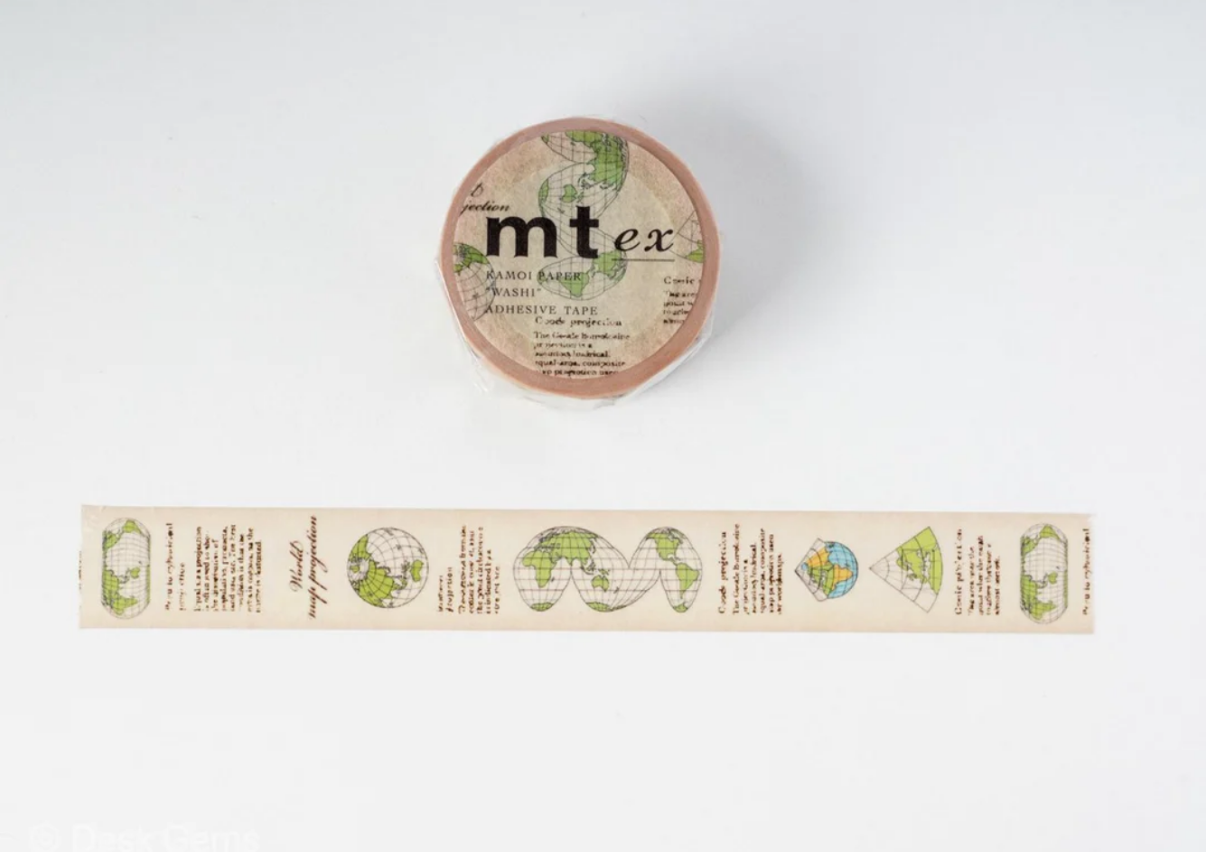 Map Projection Washi Tape