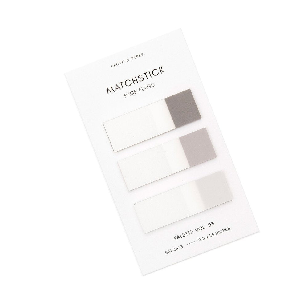Matchstick Page Flags - Palette Vol. 03