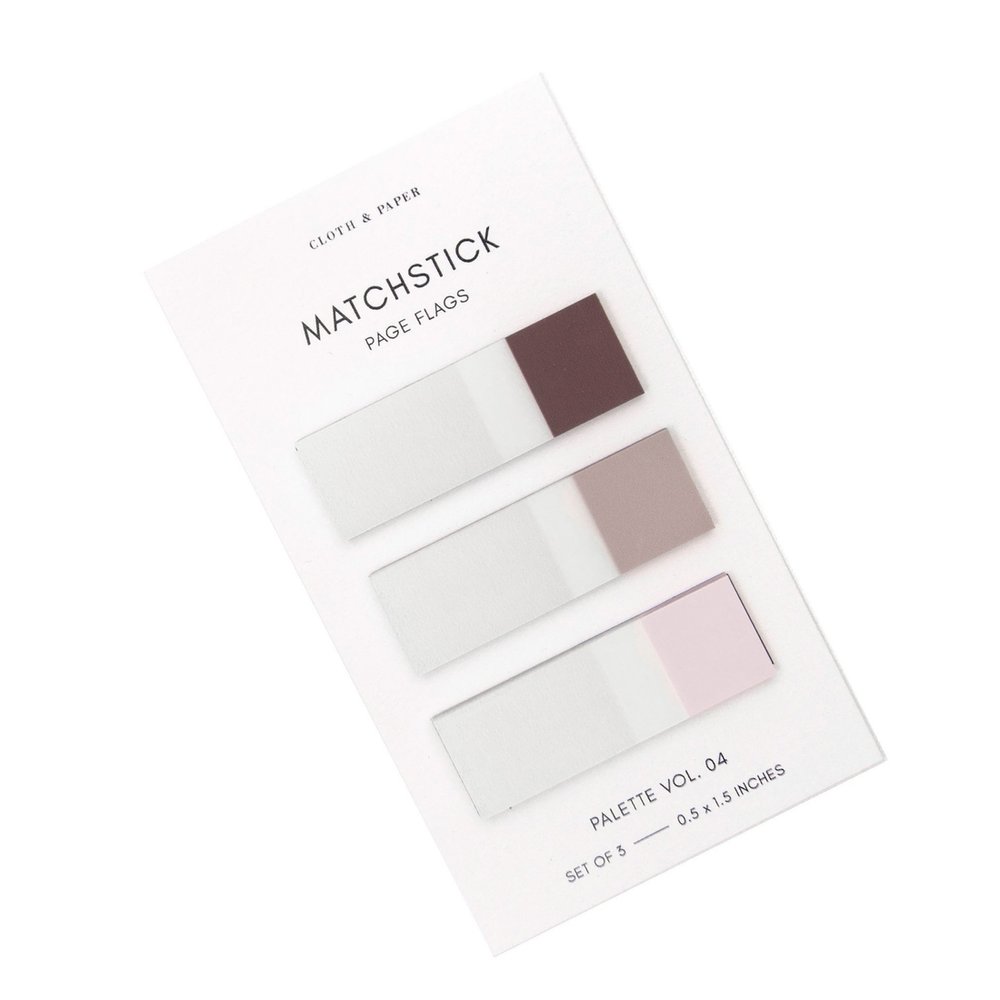 Matchstick Page Flags - Palette Vol. 04
