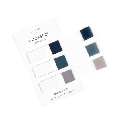 Matchstick Page Flags - Palette Vol. 05
